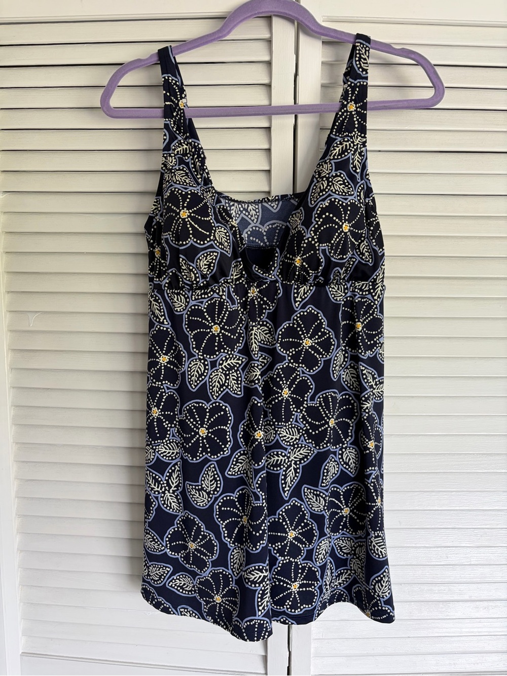 Blue and White Swimdress